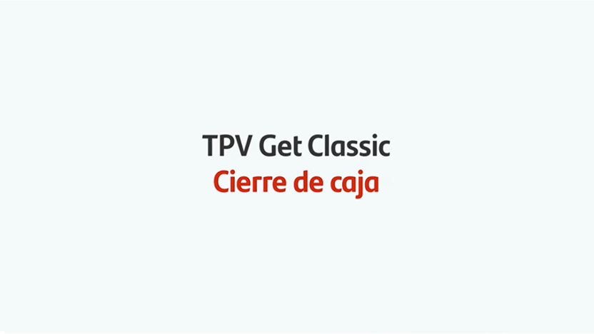 imagen con texto TPV Get Classic en negro y Cierre de caja en rojo